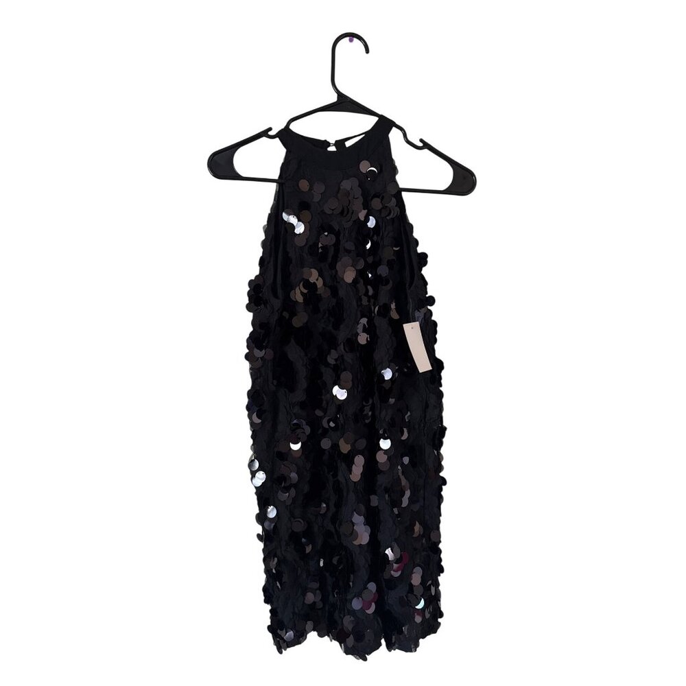 Elegant Black Sequin Dress